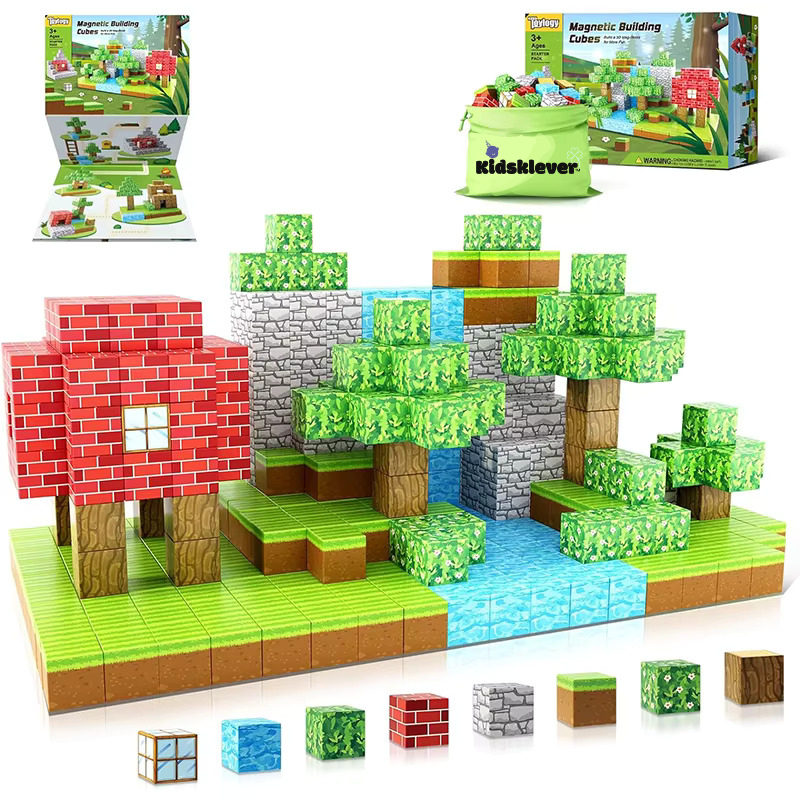 KleverKraft™ Magnetic Building Blocks