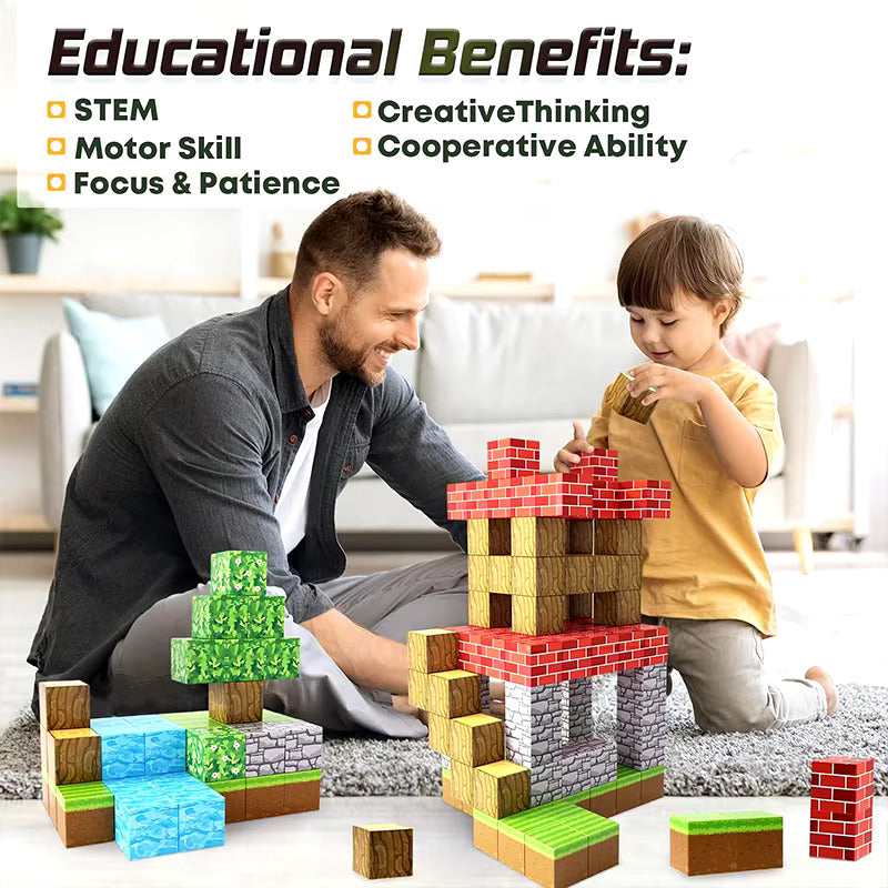 KleverKraft™ Magnetic Building Blocks